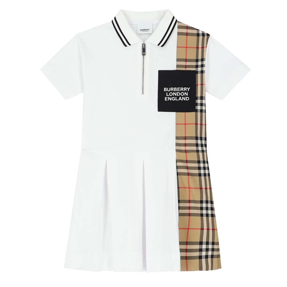 Burberry girls mini Serena polo shirt dress